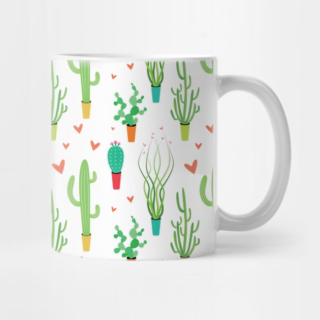 Cactus Love Pattern by DreamBox